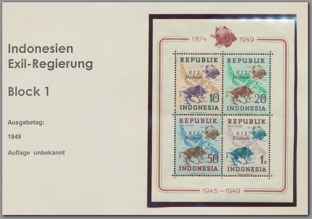 1949 00 00 Indonesien Exil-Regierung - Block 1 - F0005E0010.jpg